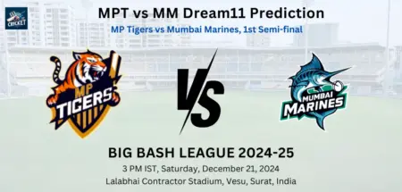 MPT vs MM Dream11 Team Prediction