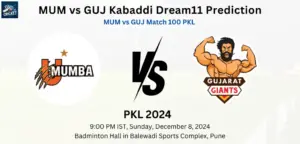 MUM vs GUJ Dream11 Prediction