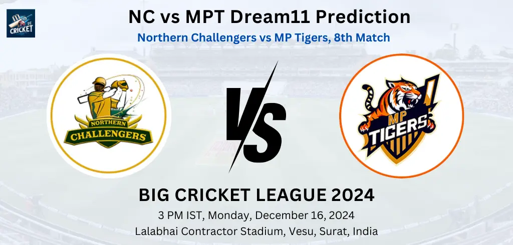 NC vs MPT Dream11 Prediction