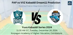 PAP vs VVZ Dream11 Prediction