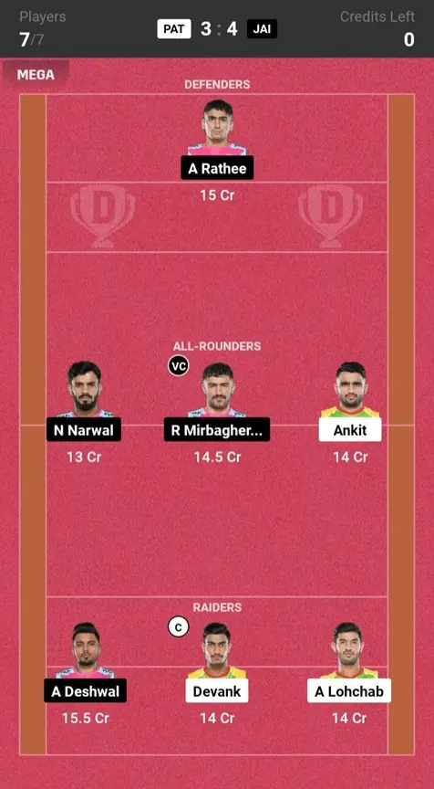 PAT vs JAI Small League Team