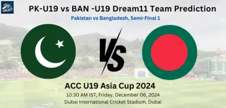 PK-U19 vs BAN -U19 Dream11 Team Prediction