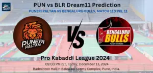 PUN vs BLR Dream 11 Prediction