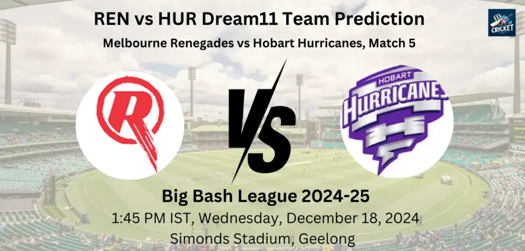 REN vs HUR Dream11 Team Prediction