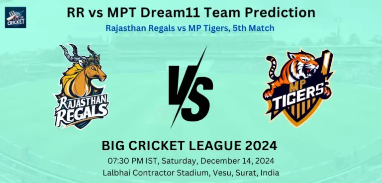RR vs MPT Dream11 Team Prediction