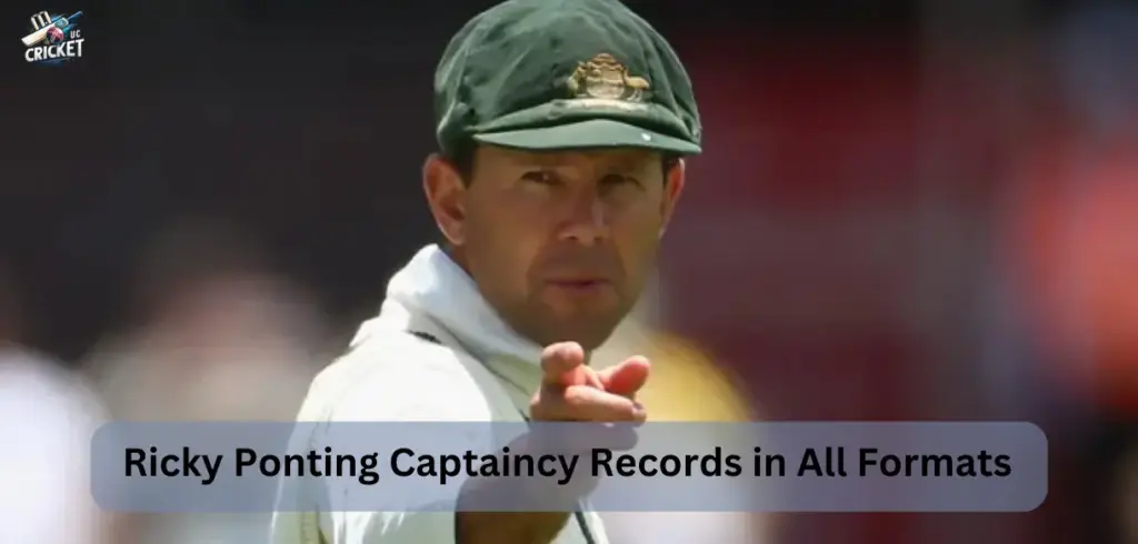 Ricky Ponting Captaincy Records