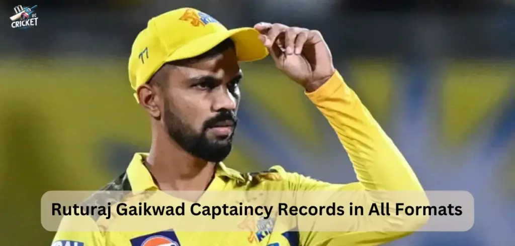 Ruturaj Gaikwad Captaincy Records