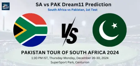 SA vs PAK Dream11 Team Prediction