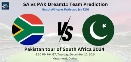 SA vs PAK Dream11 Team Prediction