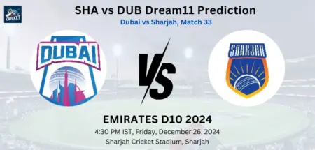 SHA vs DUB Dream11 Team Prediction