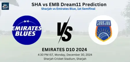 SHA vs EMB Dream11 Team Prediction