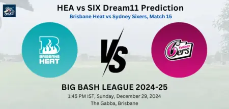 HEA vs SIX Dream 11 Team Prediction