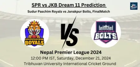 SPR vs JKB Dream 11 Prediction