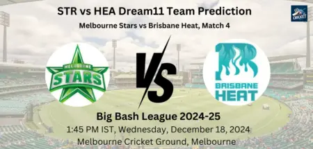 STR vs HEA Dream11 Team Prediction