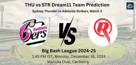 THU vs STR Dream11 Team Prediction