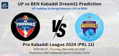 UP vs BEN Dream11 Prediction