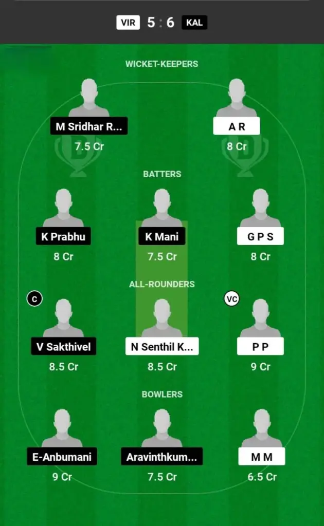 VIR vs KAL Small League Team