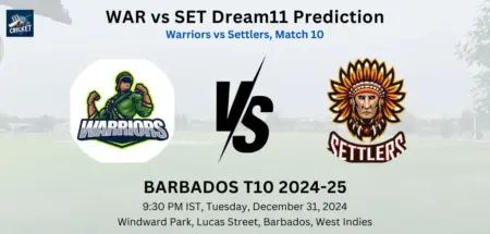 WAR vs SET Dream11 Team Prediction