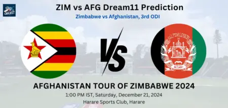 ZIM vs AFG Dream11 Team Prediction