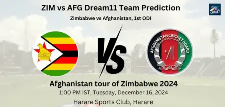 ZIM vs AFG Dream11 Team Prediction