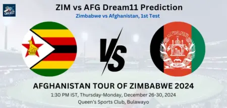 ZIM vs AFG Dream11 Team Prediction