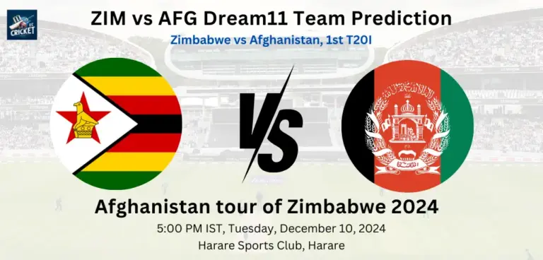 ZIM vs AFG Dream11 Prediction