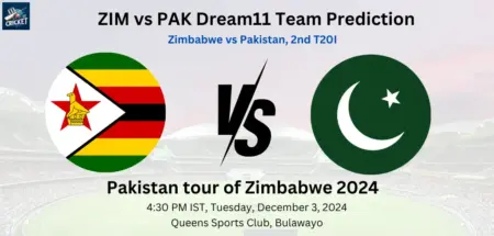 ZIM vs PAK Dream11 Team Prediction