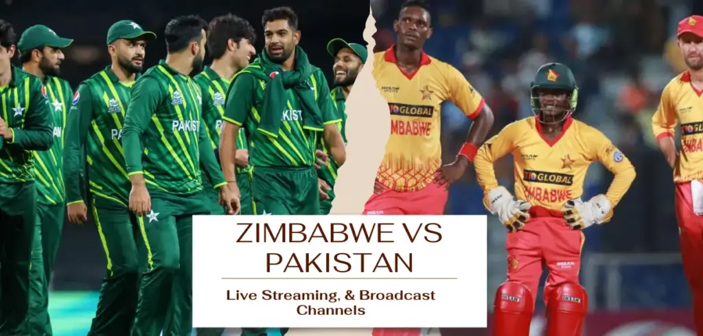 Zim vs Pak T20I Live Streaming, & Broadcast Channels