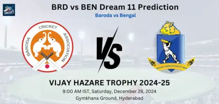 BRD vs BEN Dream11 Prediction