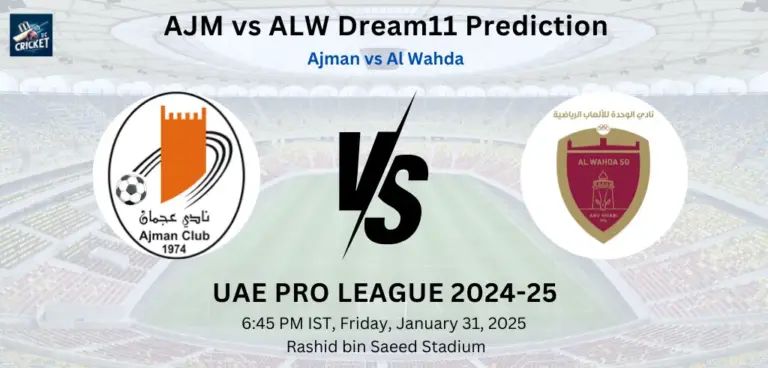 AJM vs ALW Dream11 Prediction