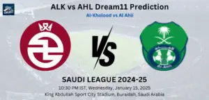 ALK vs AHL Dream11 Prediction