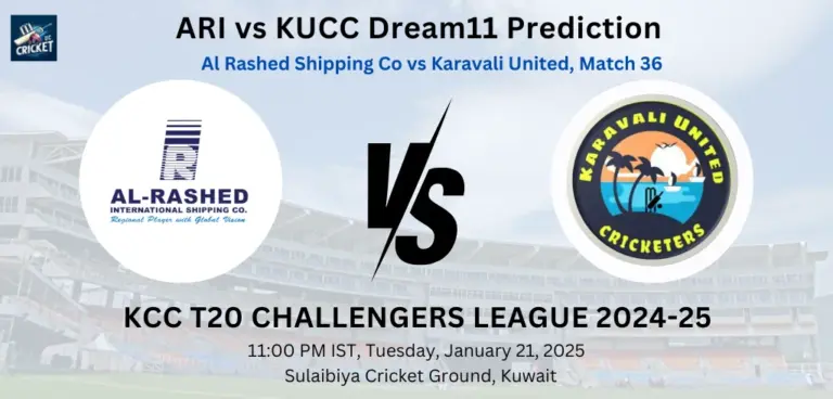 ARI vs KUCC Dream11 Prediction