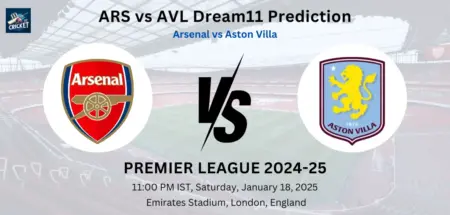 ARS vs AVL Dream11 Prediction