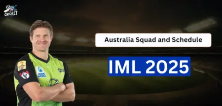 Australia squad IML 2025