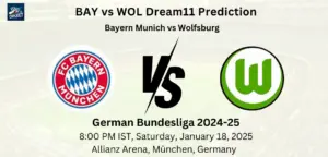 BAY vs WOL Dream11 Prediction