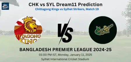 CHK vs SYL Dream11 Prediction