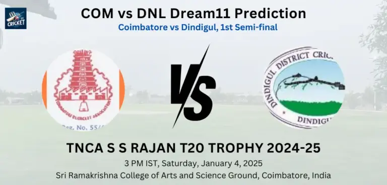 COM vs DNL Dream11 Team Prediction
