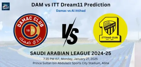 DAM vs ITT Dream11 Prediction