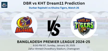 DBR vs KHT Dream11 Prediction