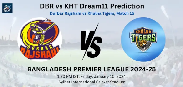 DBR vs KHT Dream11 Team Prediction