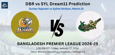 DBR vs SYL Dream11 Prediction