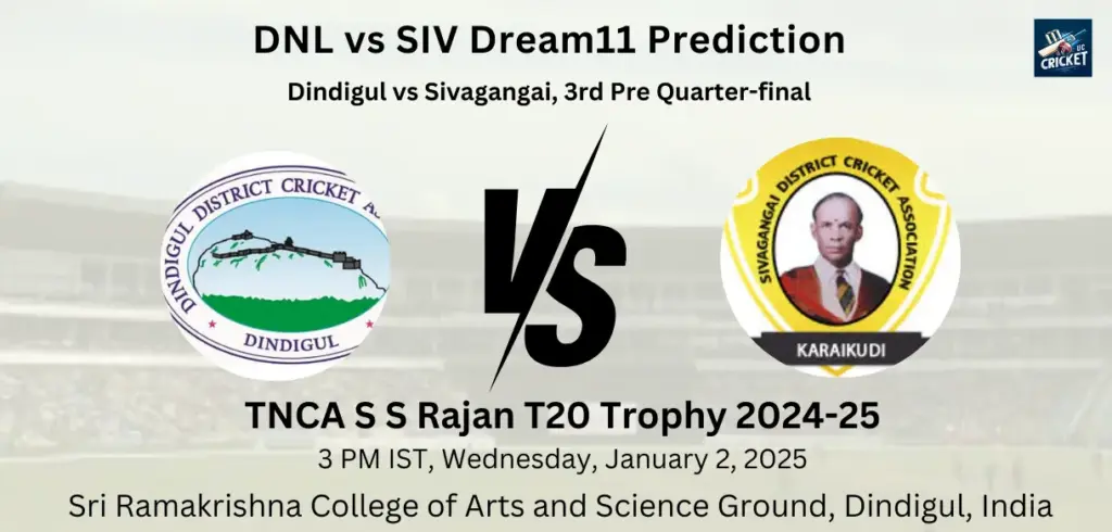 DNL vs SIV Dream11 Team Prediction