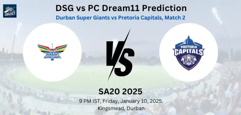 DSG vs PC Dream11 Team Prediction