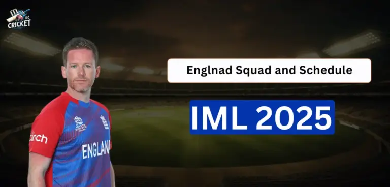 England Squad IML 2025