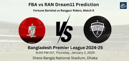 FBA vs RAN Dream11 Team Prediction