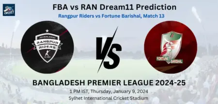 FBA vs RAN Dream11 Team Prediction