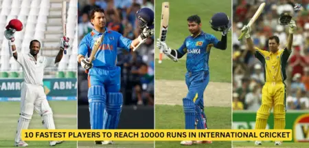 Fastest Players To Reach 10000 Runs in International Cricket