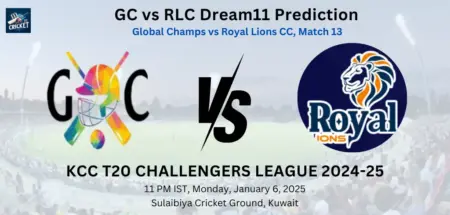 GC vs RLC Dream11 Team Prediction