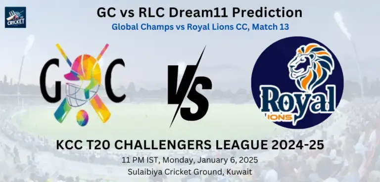 GC vs RLC Dream11 Team Prediction