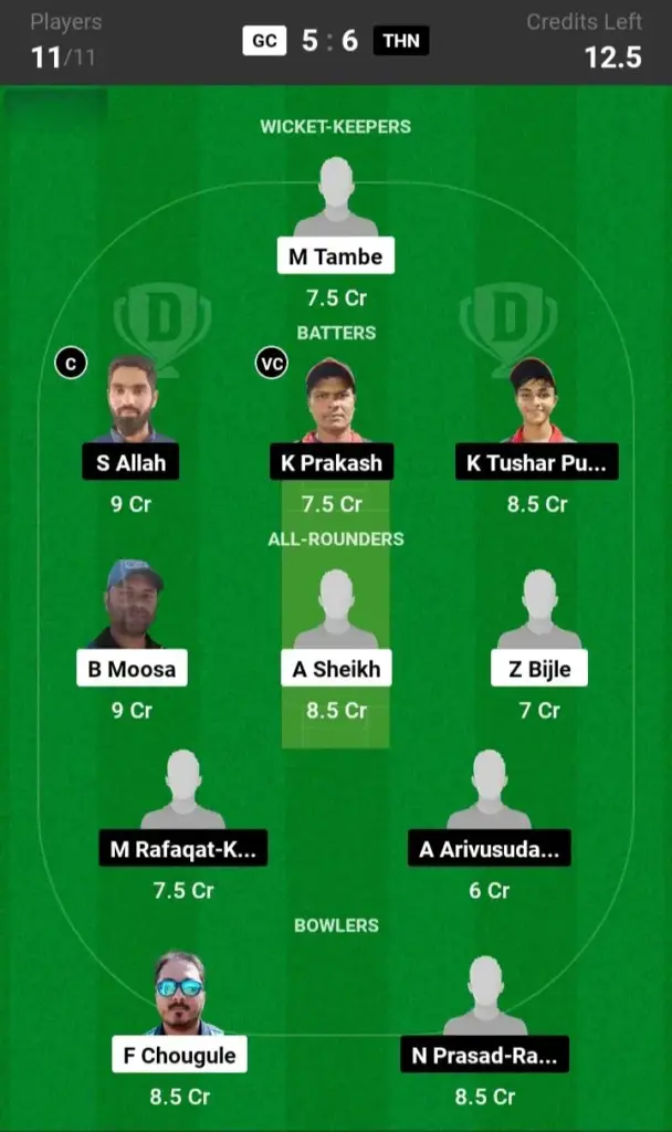 GC vs THN Grand League Team